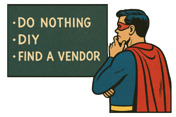 EVERY PROBLEM HAS EXACTLY THREE OPTIONS